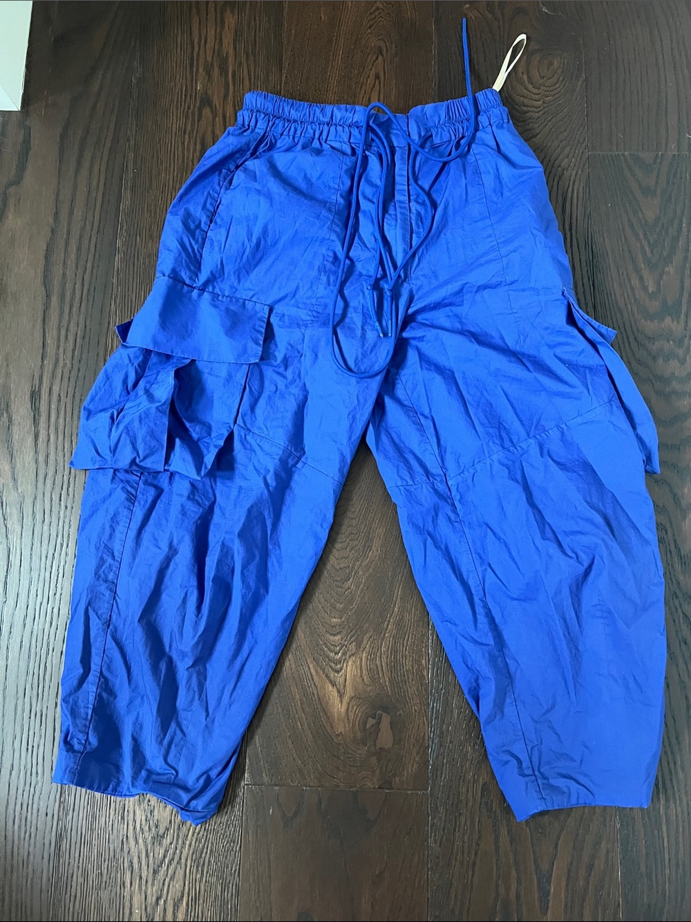 FARM Rio blue cargo drawstring pants - Picture 4 of 7